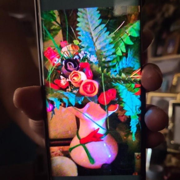 Accents Vintage Vase Filled With Vintage Artificial Flowers Poshmark